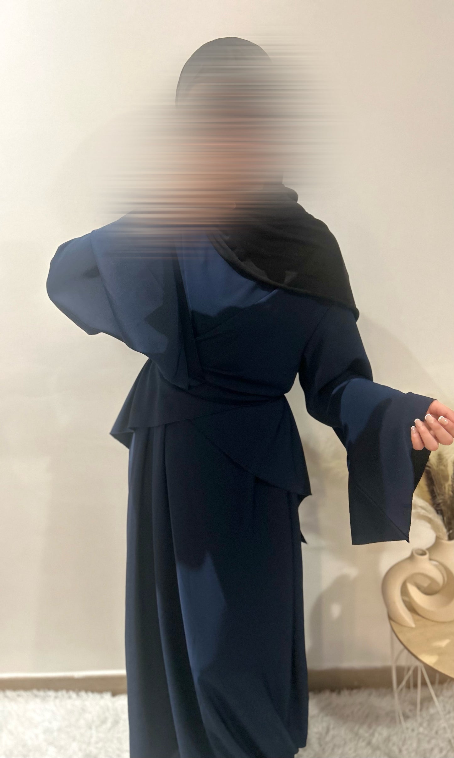 Abaya Bleu Marine