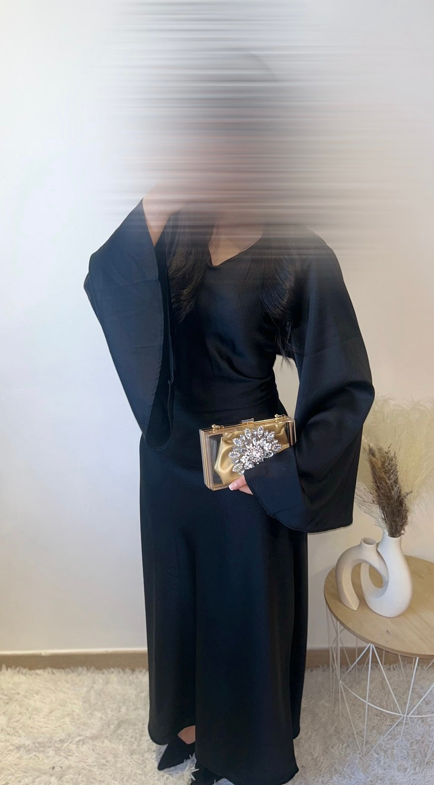 Robe satinée