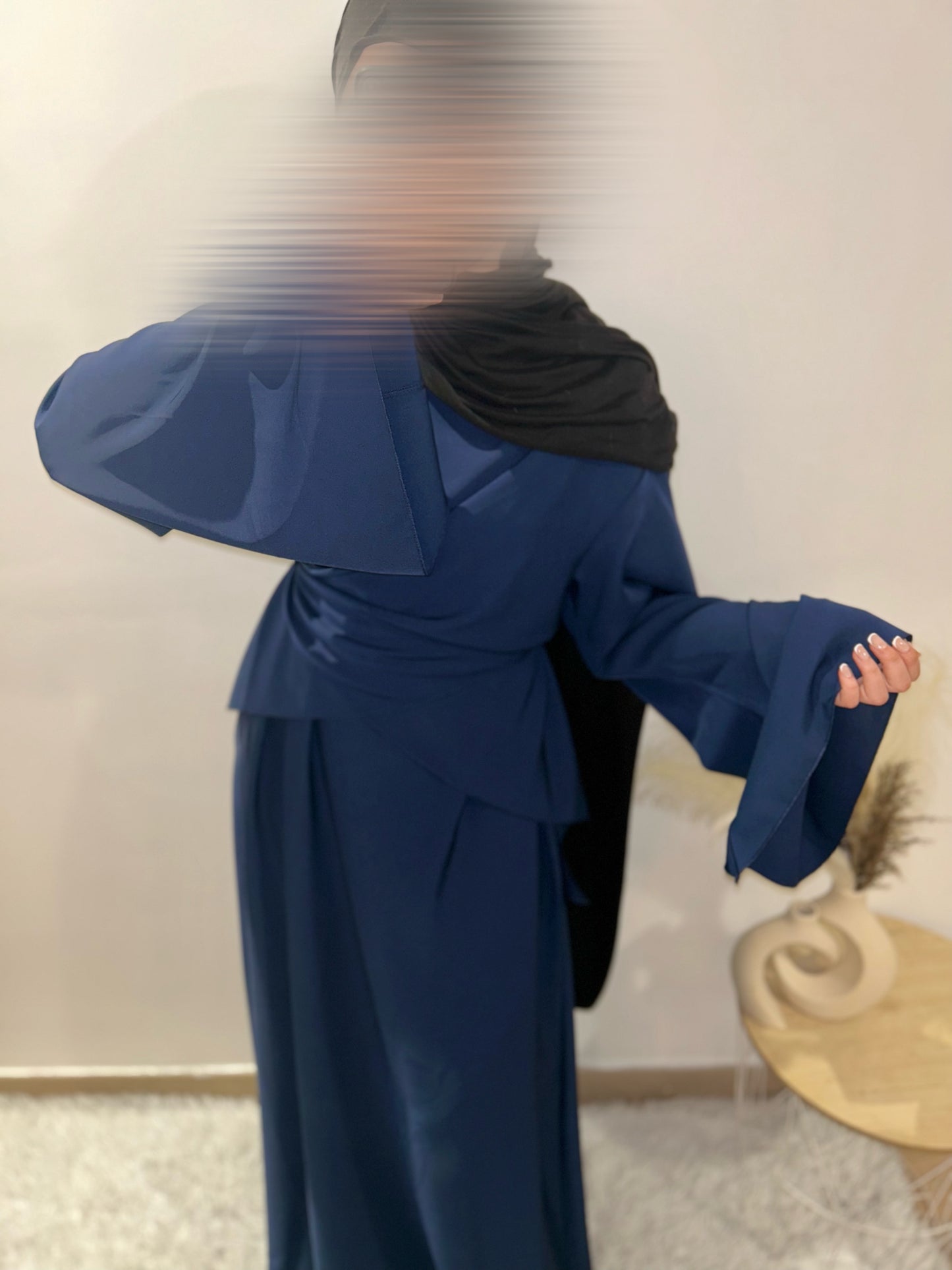 Abaya Bleu Marine
