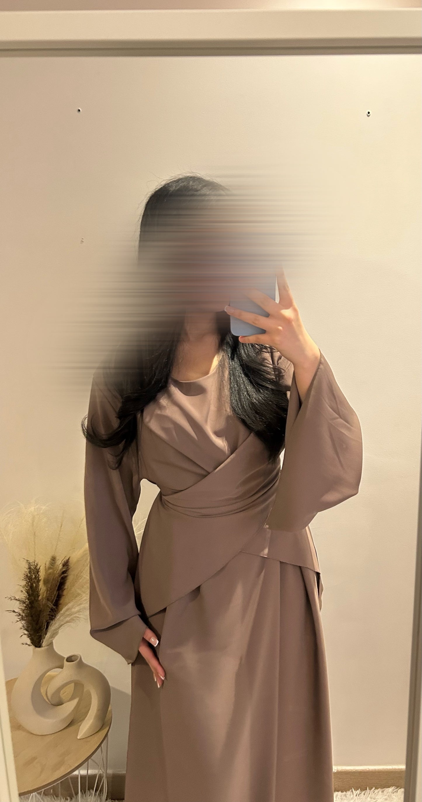 Abaya Taupe