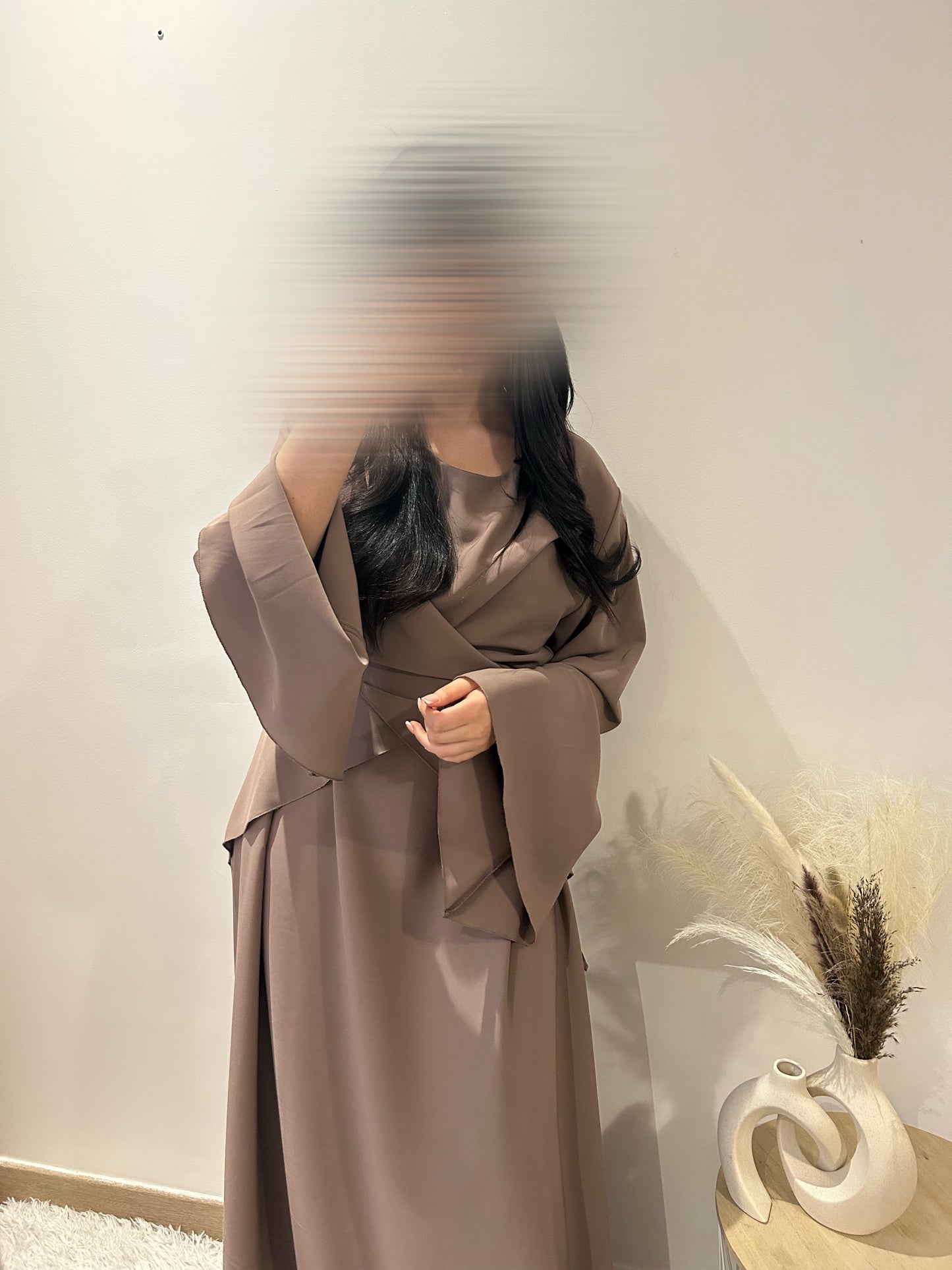 Abaya Taupe