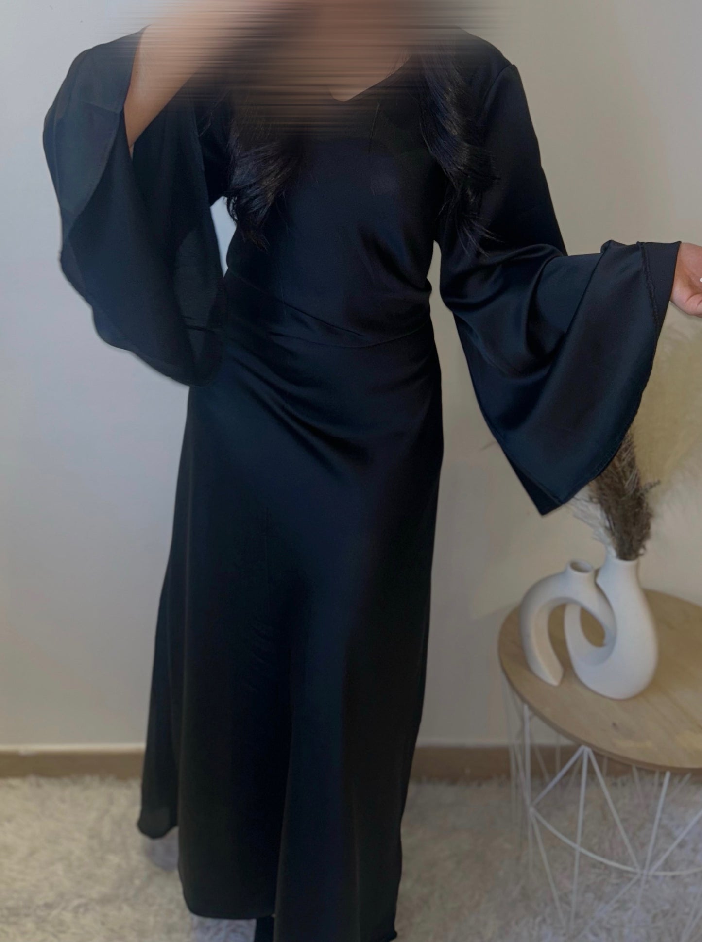 Robe satinée